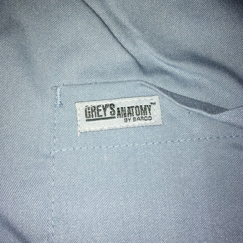Light blue/grey Grey’s Anatomy Scrub Top